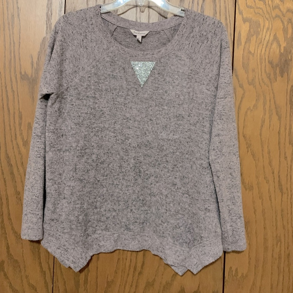 Dusty Pink Rhinestone juicy couture comfortable top